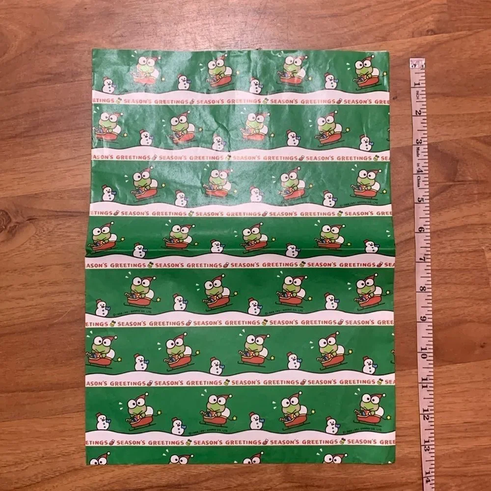 Vintage Sanrio Keroppi paper bag